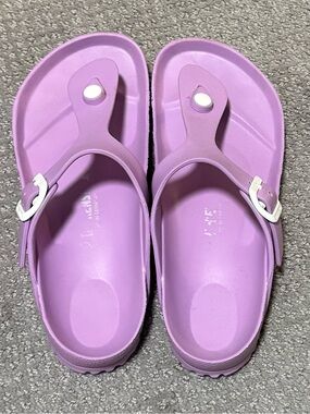 Birkenstock Lavender Purple EVA Thong Sandals